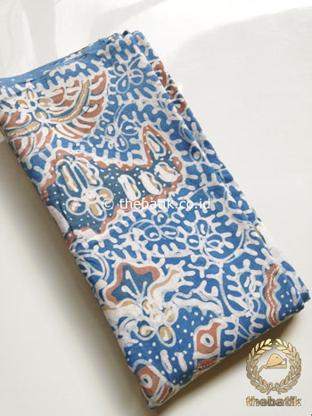 Kain Batik Tulis Warna Alam Indigo Wahyu Tumurun