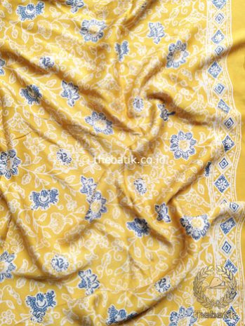 Bahan Bawahan Batik Kebaya Sutera Baju Rok Kain Atasan Kuning