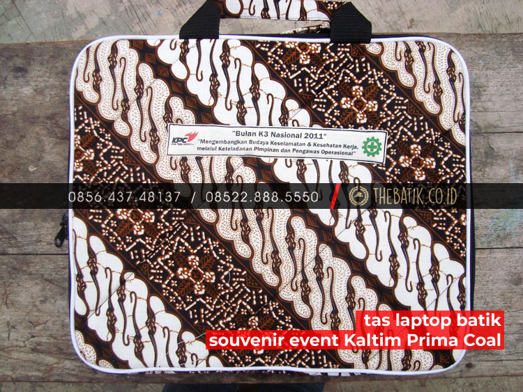 Pesanan Tas Laptop Event Kaltim Prima Coal (KPC)