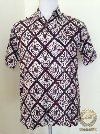 Kemeja Batik Pendek Motif Sido Luhur