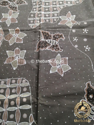 Kain Batik Tulis Warna Alam Motif Pulau Kawung Kupu
