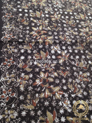 Kain Batik Warna Alam Motif Burung Kecil