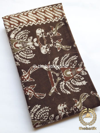 Kain Batik Warna Alam Motif Ikan Lele