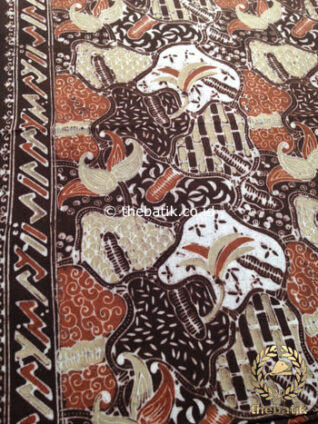 Kain Batik Warna Alam Motif Sekarjagad Baru