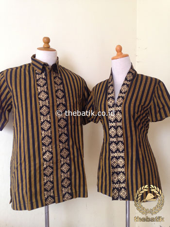 Jahit Kain Batik atau Lurik Baju Kemeja Dress