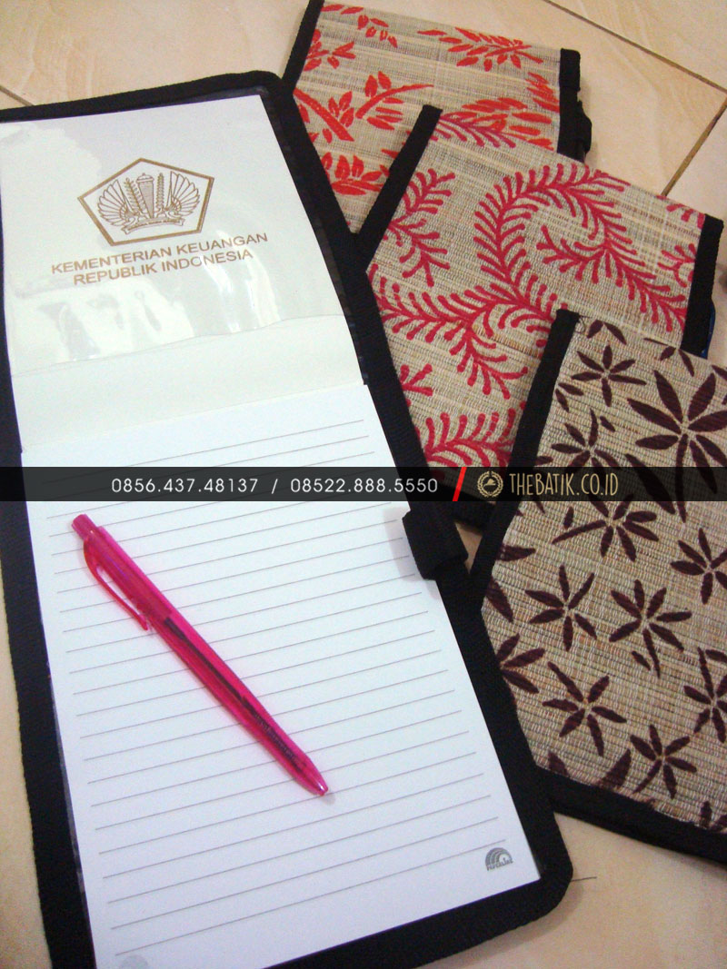 Souvenir Seminar Kit Buku Blocknote Serat Alam