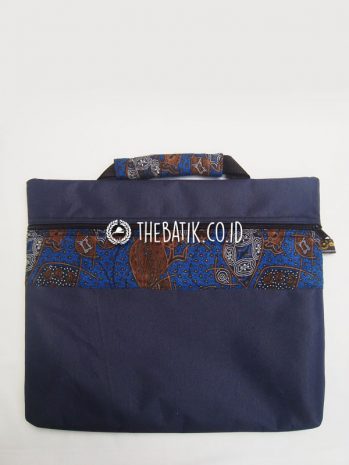 Souvenir Tas Map Seminar Dokumen Kanvas Batik