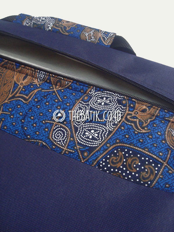 Souvenir Tas Map Seminar Dokumen Kanvas Batik