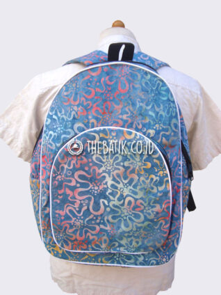 Tas Ransel Batik Modern untuk Souvenir Event Sekolah / Goodie Bag Bimbel – Custom Design