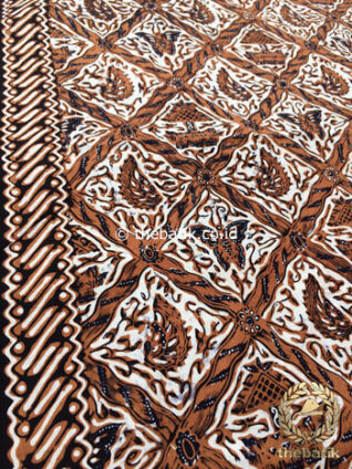 Bahan Kain Batik Tulis Kombinasi Motif Sido Luhur Klasik