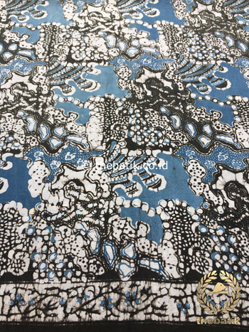 Bahan Kain Baju Batik Warna Alam Indigo Sekar Banyu
