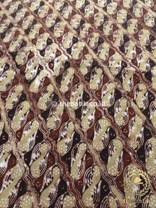 Bahan Kain Baju Batik Warna Alam Parang Gondosuli Coklat