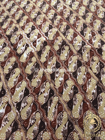 Bahan Kain Baju Batik Warna Alam Parang Gondosuli Coklat