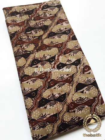 Bahan Kain Baju Batik Warna Alam Parang Gondosuli Coklat