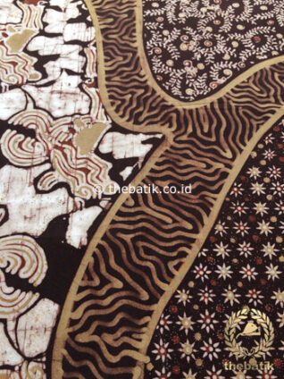 Bahan Kain Baju Batik Warna Alam Motif Pulau Kombinasi