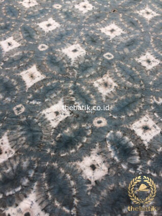 Kain Baju Batik Shibori Bahan Pewarna Alam Indigo Biru Putih