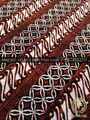 Bahan Baju Batik Tulis Kombinasi Motif Parang Seling