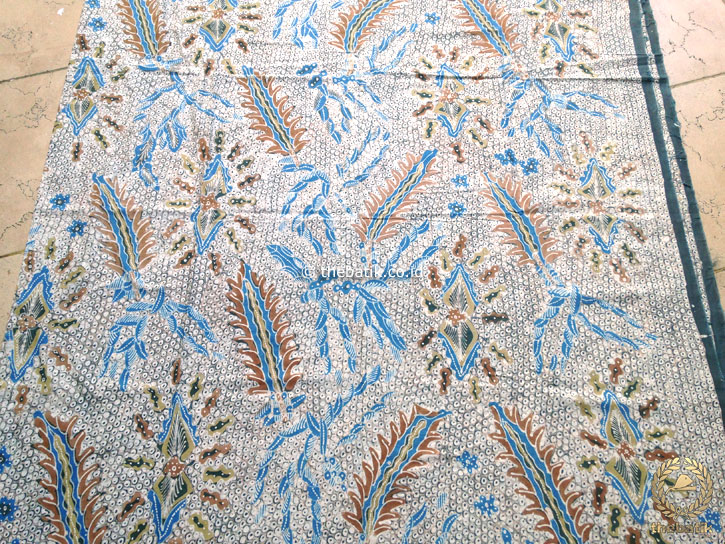 Kain Bahan Baju Batik Tulis Warna Alam Gringsing Pakis