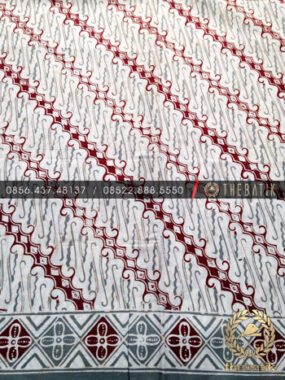Grosir Kain Batik Primisima Coletan Modern Parang Abu-Abu