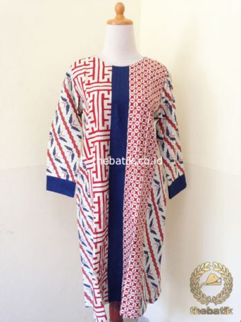 Jual Model Baju Batik  Wanita  Blus Batik  Panjang Motif 