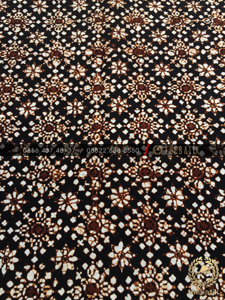 Kain Batik Jawa Klasik Motif Ceplok Bintang Sogan