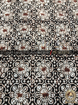 Kain Batik Jawa Klasik Motif Ceplok Kembang Sogan