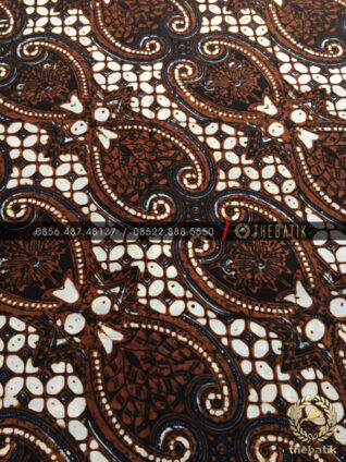 Kain Batik Jawa Klasik Motif Lereng Wirasat Sogan