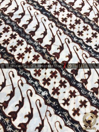 Kain Batik Jawa Klasik Motif Parang Seling Sogan