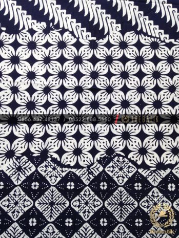 Batik Monokrom Tiga Motif Kombinasi