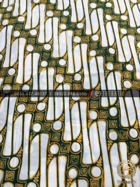 Batik Klasik Keraton Jogja Parang Kuning Hijau