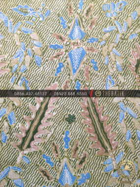 Batik Tulis Warna Alam Motif Pakis Haji Hijau