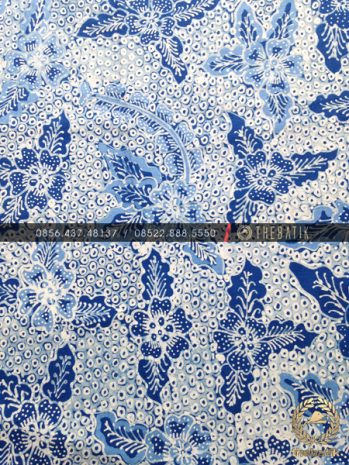 Batik Tulis Warna Alam Motif Gringsing Biru Indigo