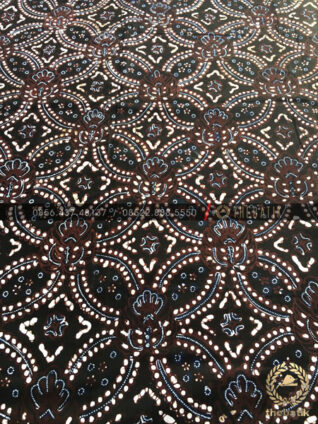 Kain Batik Tulis Jogja Motif Bligon Gurdo Hitam