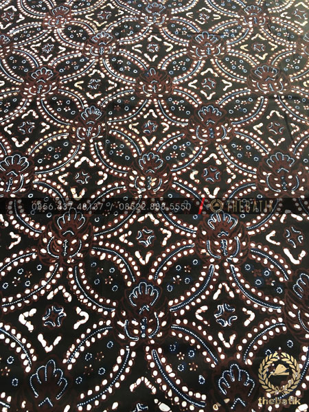 Kain Batik Tulis Jogja Motif Bligon Gurdo Hitam