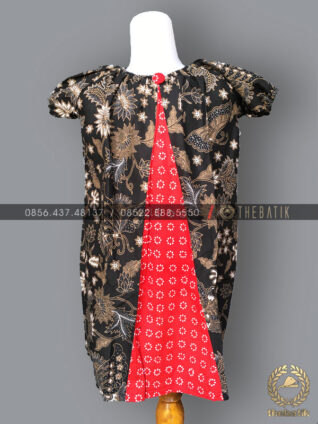 Model Baju Batik Modern Anak Perempuan Kupu Klasik