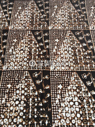 Kain Batik Klasik Jogja Motif Tambal Klasik Latar Hitam
