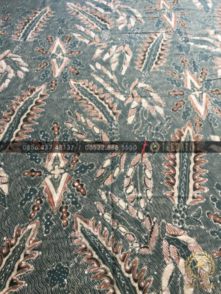 Kain Batik Tulis Warna Alam Motif Pakis Haji