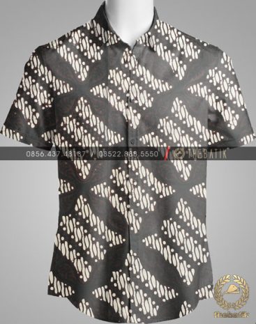 Model Baju Kemeja Seragam Batik Kantor / Keluarga Motif Klasik-2
