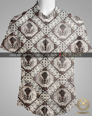 Model Baju Kemeja Seragam Batik Kantor / Sarimbit Keluarga Klasik-2