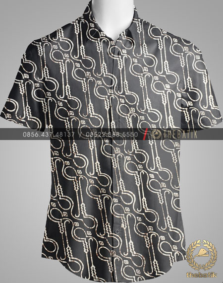 Model Baju Kemeja Seragam Batik Kantor / Sarimbit Keluarga Klasik-5