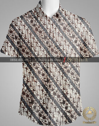 Model Baju Kemeja Seragam Batik Kantor / Sarimbit Keluarga Klasik-7