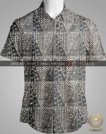 Model Baju Kemeja Seragam Batik Kantor / Sarimbit Keluarga Klasik-8