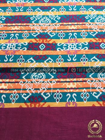 Bahan Batik Meteran Murah Model Sarung Bugis Ungu