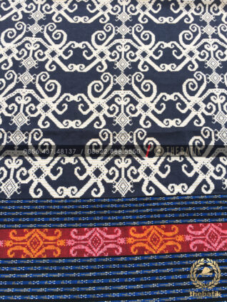 Bahan Batik Meteran Bahan Halus Motif Tenun Dayak
