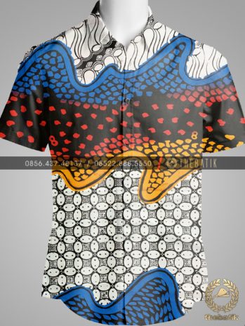Kain Batik Gradasi Modern Parang Kawung