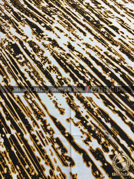 Kain Batik Kontemporer Abstrak Lereng Liris Sogan
