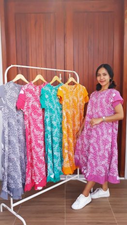 Daster Batik Imanies Warna Lengan Pendek