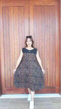 Daster Batik Payung Yukensi Tanpa Lengan