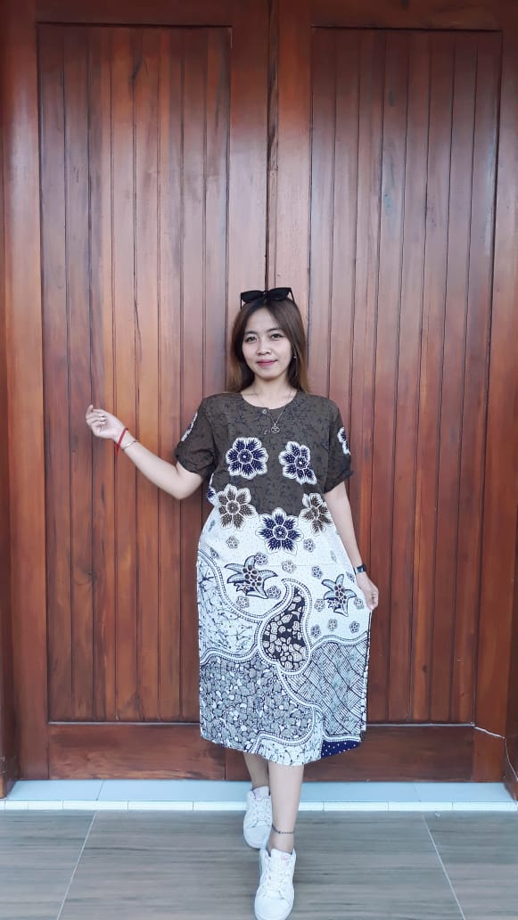 Daster Batik Pekalongan Printing Santung Murah