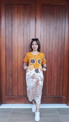 Daster Batik Pekalongan Printing Santung Murah